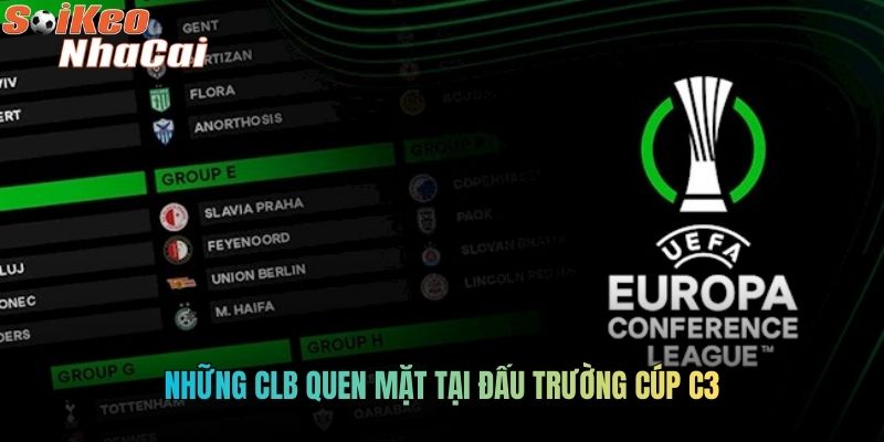 Những CLB quen mặt tại đấu trường Cúp C3