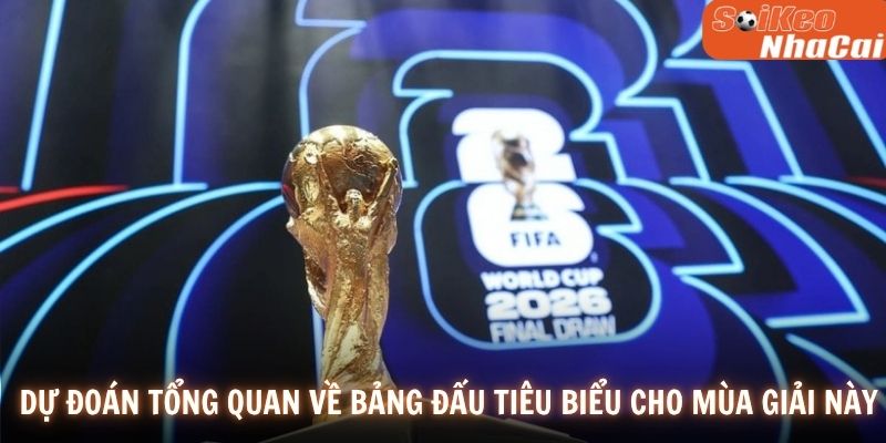 Dự đoán tổng quan về bảng đấu tiêu biểu cho mùa giải này