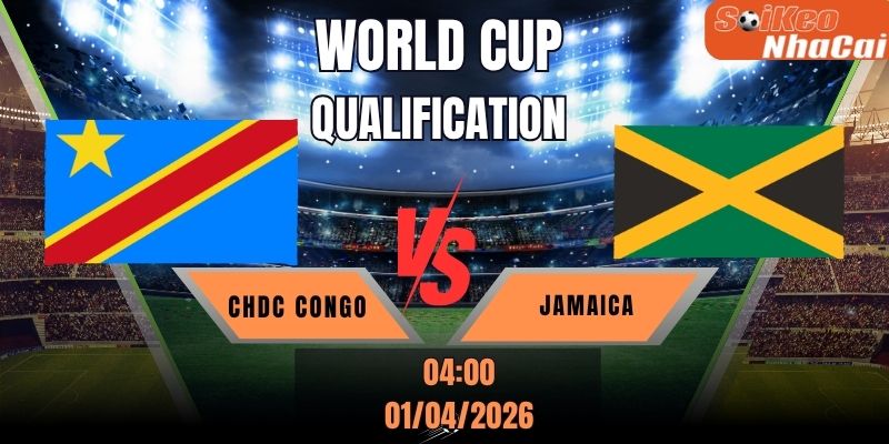 Soi kèo nhà cái CHDC Congo vs Jamaica 04h00 ngày 01/04 - World Cup vòng loại