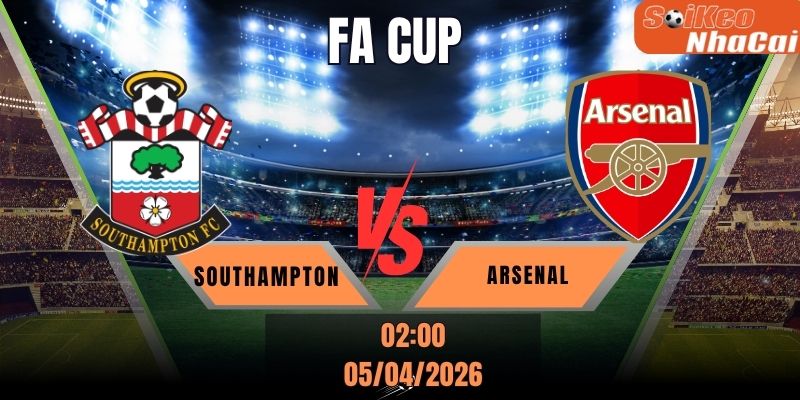 Soi kèo nhà cái Southampton vs Arsenal 02h00 ngày 05/04 - FA Cup